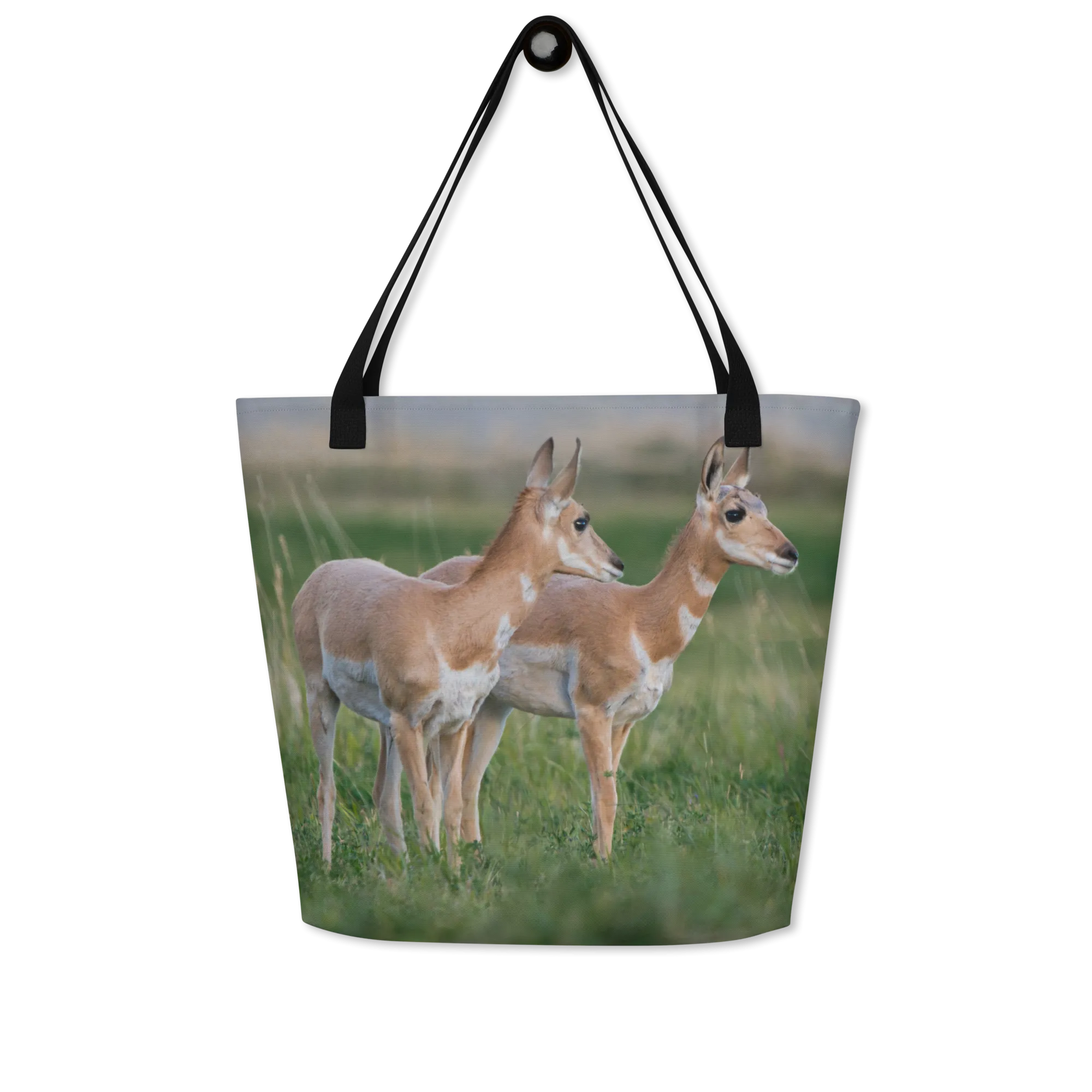 Pronghorn All-Over Print Large Tote Bag