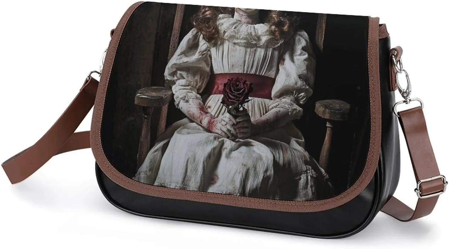 PU Leather Crossbody Bag, Women's Cute Lightweight Shoulder Handbag, Large Capacity Bag for Travel