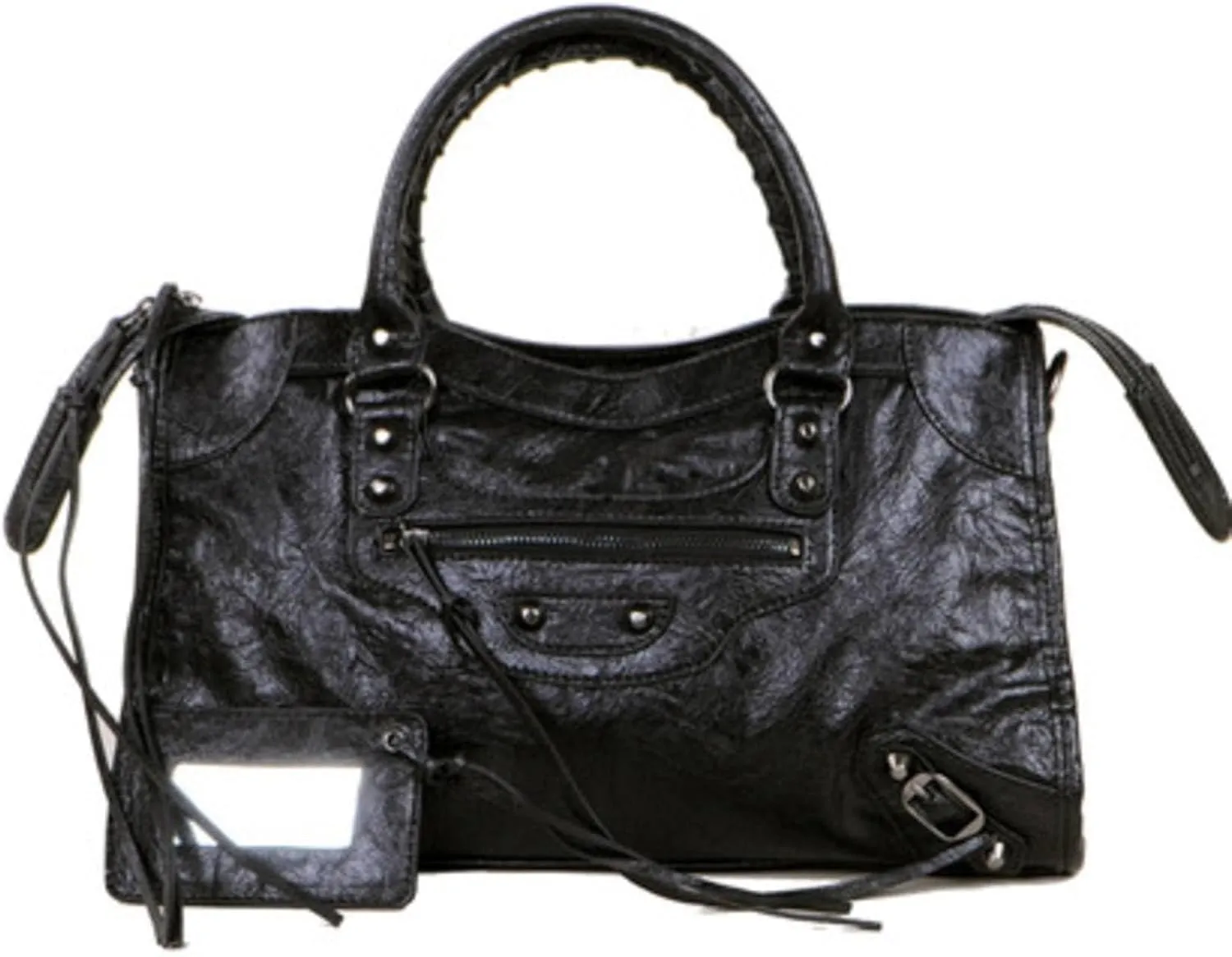 PU Women'S Bag, Small And Large Tassel Women'S Motorcycle Bag, Portable Shoulder Bag