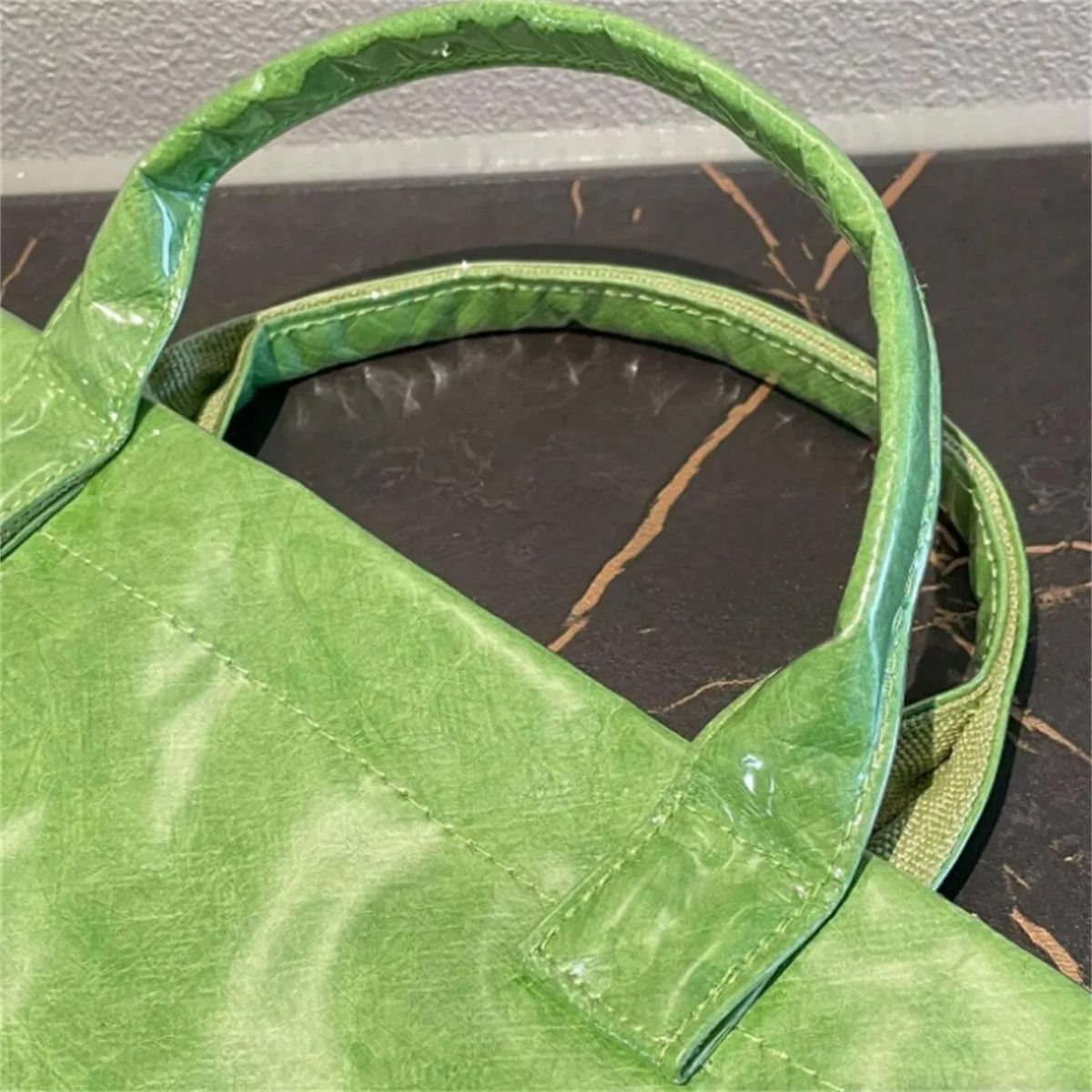 PVC Tote Bags for Women, Womens Letter Print Tote Bag Large, Clear PVC Carry All Bag, Cheetah Print Bag for Women