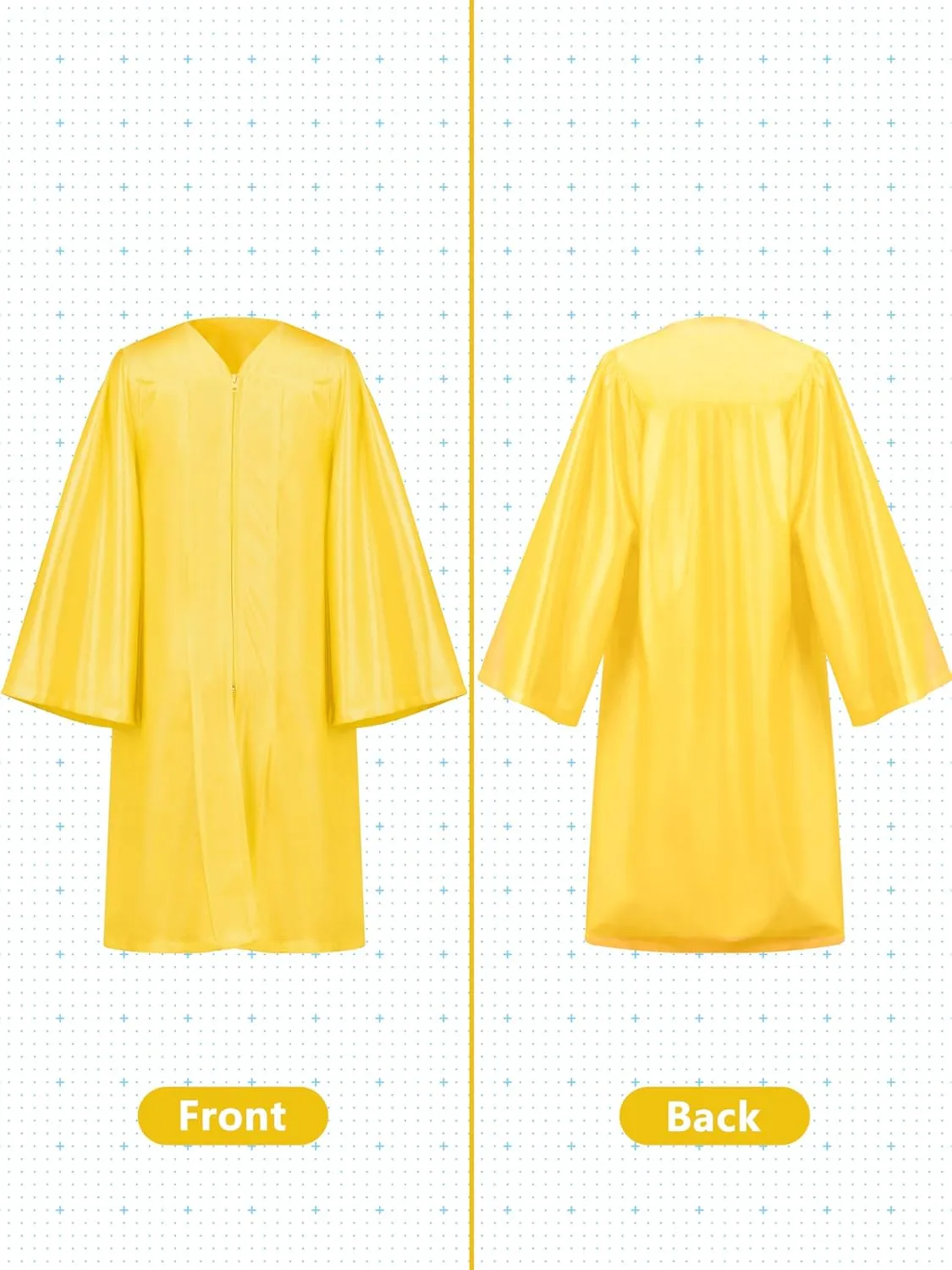 QZYL Kindergarten Graduation Cap and Gown Set, Unisex Congrats Grad Outfit with Tassel & Certificate for Kindergarten