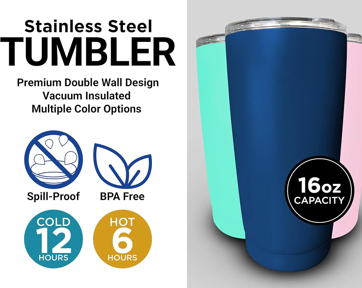 R and R Imports Jobos Puerto Rico Souvenir 24 oz Seafoam Insulated Stainless Steel Tumbler Turtle Design