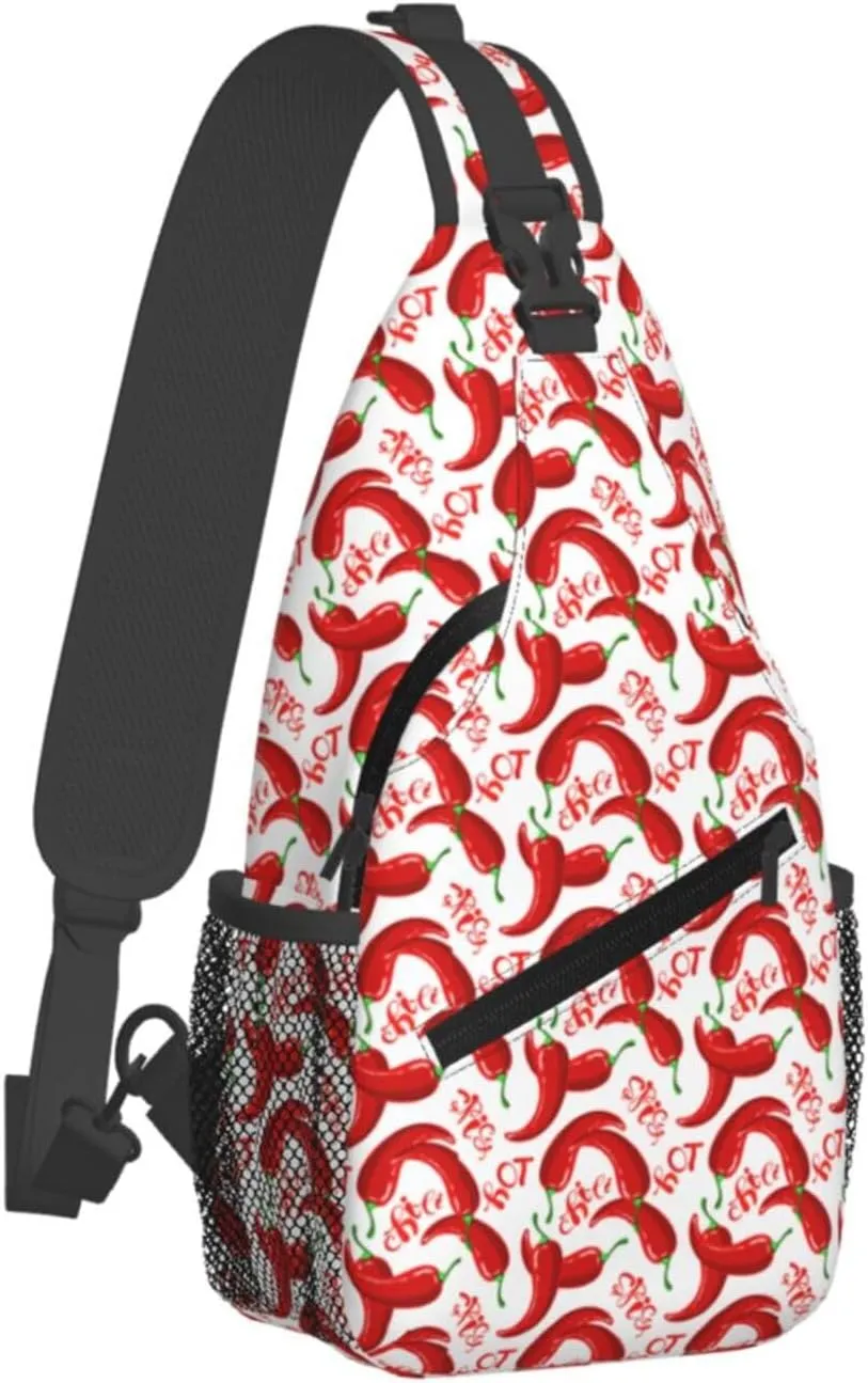Rainbow Camouflage Sling Bag Adjustable Crossbody Bag Casual Chest Bags Travel Shoulder Backpack For Women Men