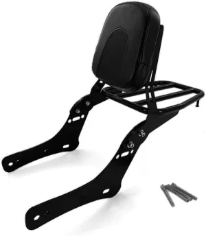 Rear Racks Motorbikes Motorcycle Detachable Rear Backrest Cushion Pad with Luggage Rack for Vu&lcan for S 650 for VN650 for EN650 2015-2023