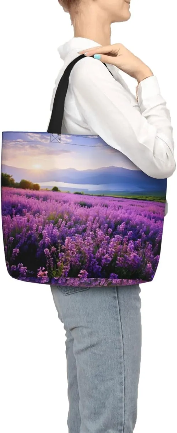 Red Squirrel Print Tote Bag Shoulde Bag Handbag Grocery Bags Reusable For Office Shopping Travel Casual Work Holiday
