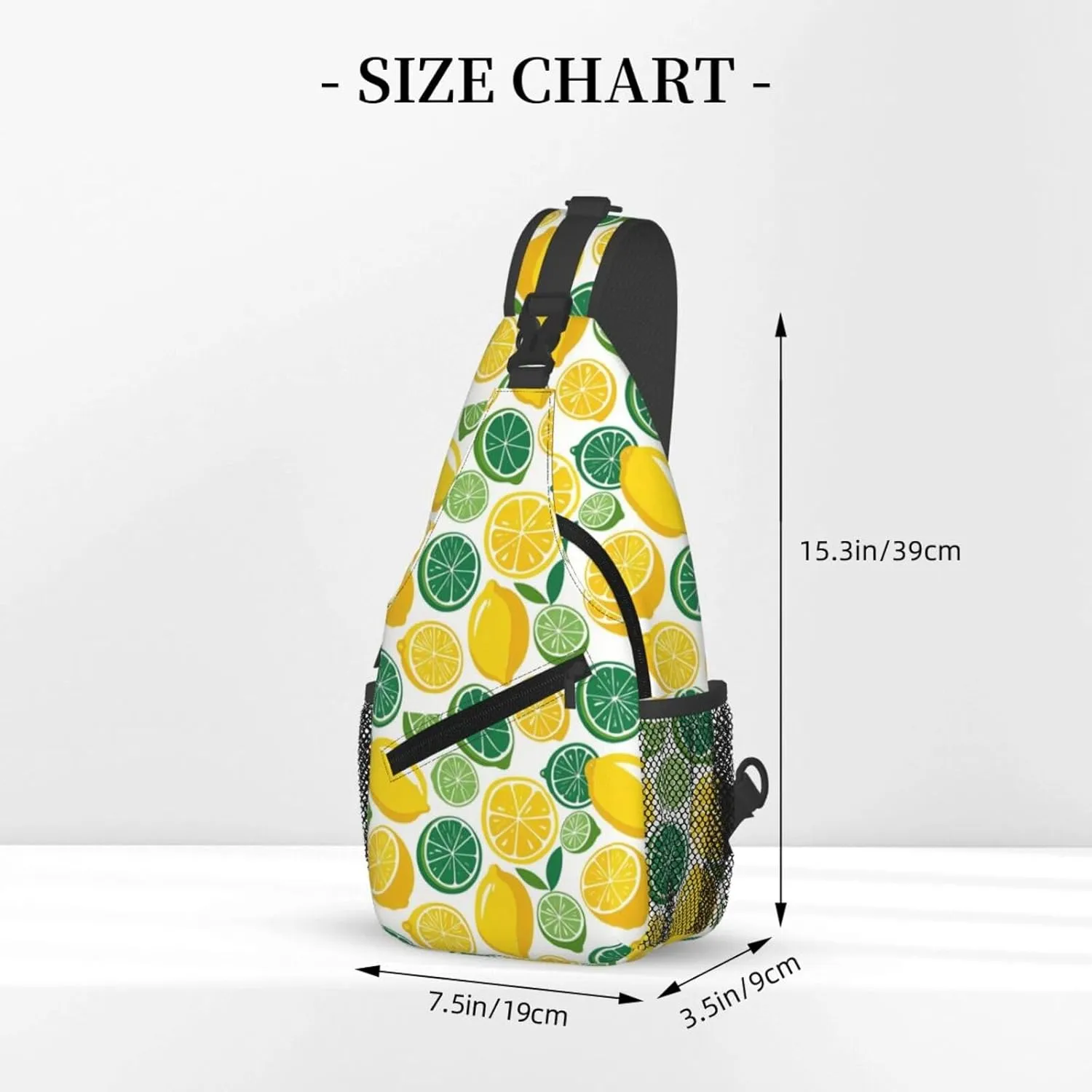 Refreshing Mint Leaves Crossbody Bags Cross Chest Bag Adjustable Sling Backpack for Women Men