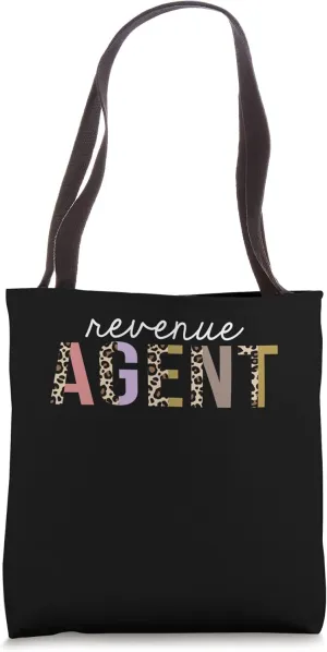 Revenue Agent Leopard Print Funny Appreciation Tote Bag
