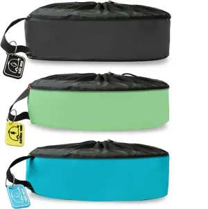 RVMATE RV Hose Bags 3 Pack with Identification Tags, Waterproof RV Storage Bags for Electrical Cords/Fresh Water Hoses/Sewer Hoses and RV Accessories Storage and Organization