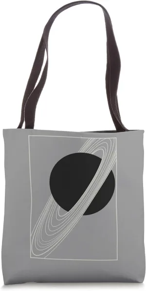 Saturn's Rings: Astronomy Print Tote Bag