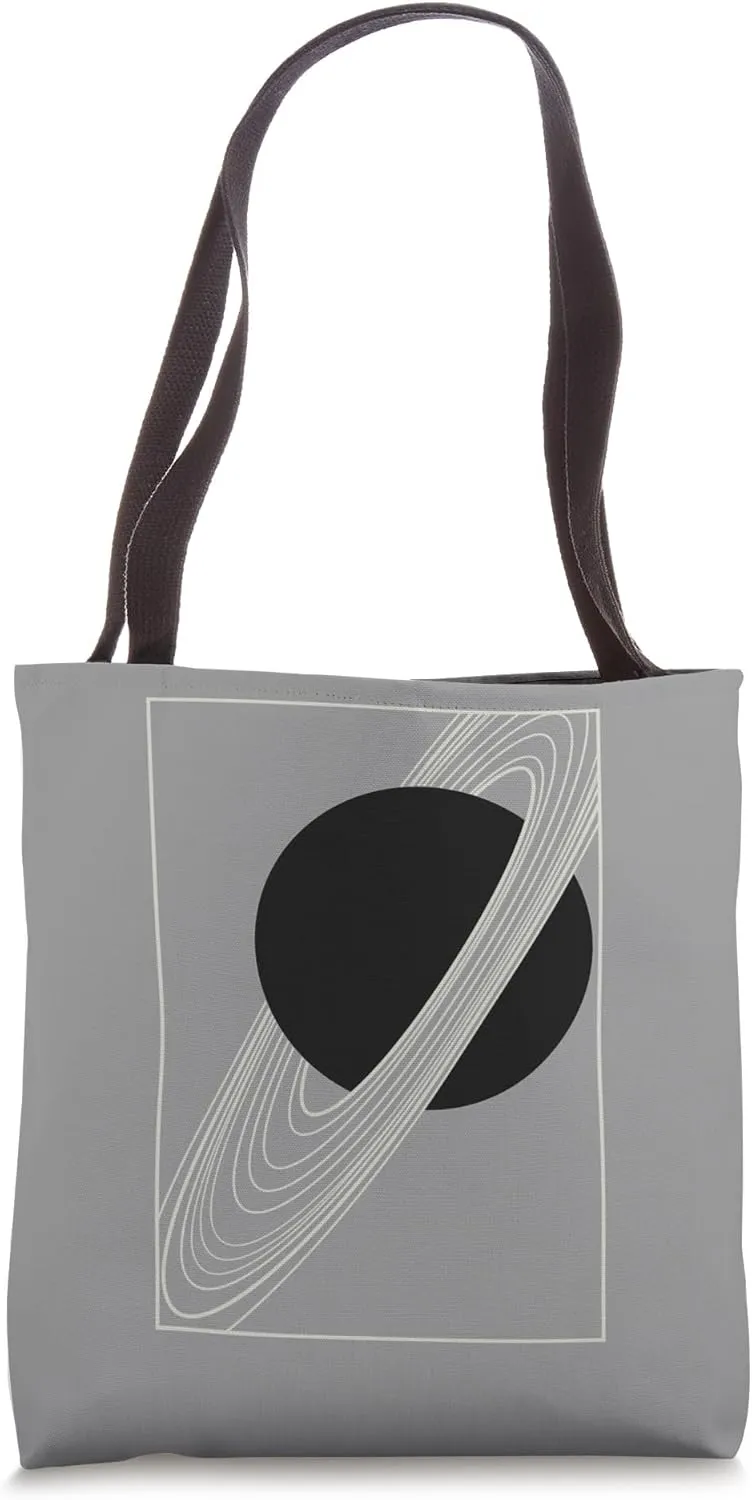 Saturn's Rings: Astronomy Print Tote Bag