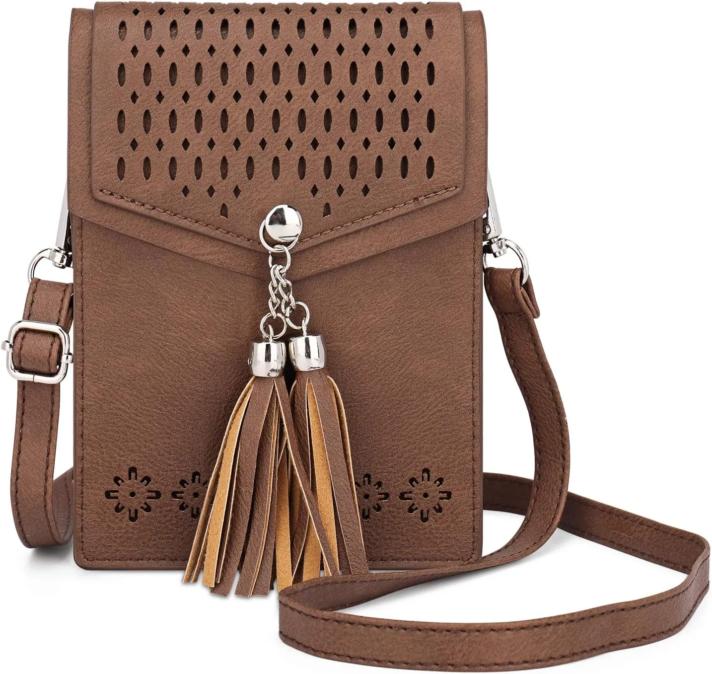 seOSTO Womens Small Crossbody Bag For Woman, Tassel Wallet Purse，Gifts For Teenage Girls