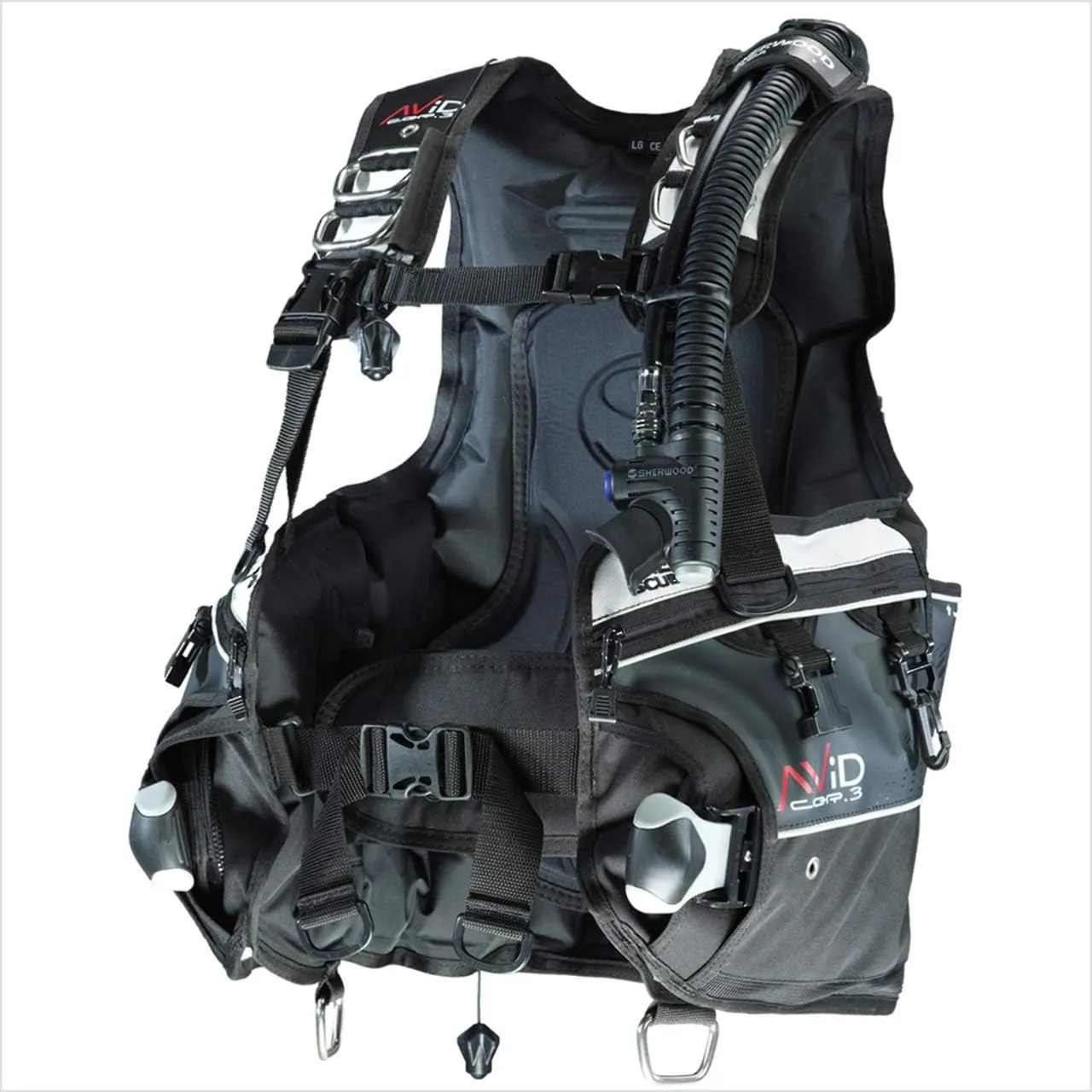 Sherwood New Avid CQR-3 Scuba Diving BC/BCD Weight Integrated Buoyancy Compensator (3XL-5XL)