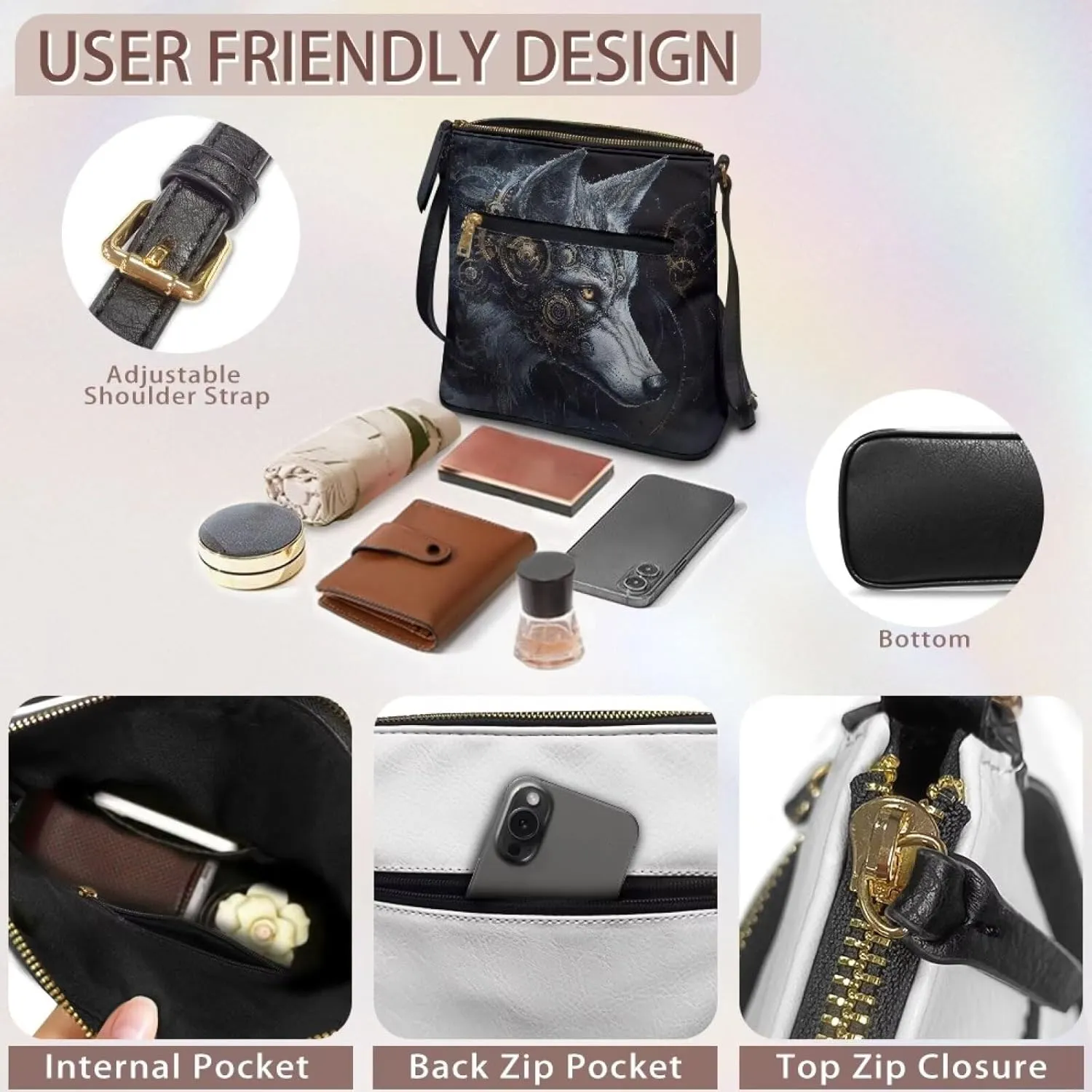 Shoulder Bag for Women Crossbody Womens Large Crossbody Bags Ladies Satchel Shoulder Handbags