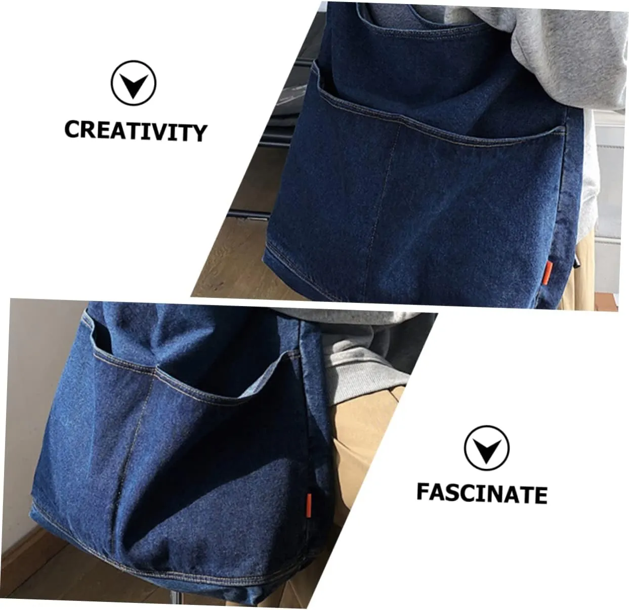 Shoulder Bags Large-capacity Bag Crossbody Leather Bags for Women Denim Cross-body Bag Vintage Crossbody