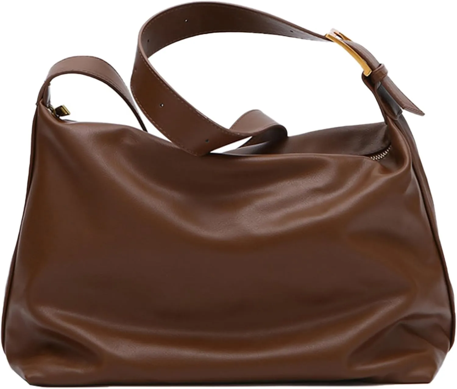 Shoulder Handbag，Minimalists Soft PU Leather Shoulder Bag for Daily Use Unisex Classical Multifunctional Large Capacity Crossbody Handbag