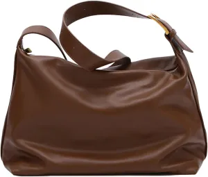 Shoulder Handbag，Minimalists Soft PU Leather Shoulder Bag for Daily Use Unisex Classical Multifunctional Large Capacity Crossbody Handbag