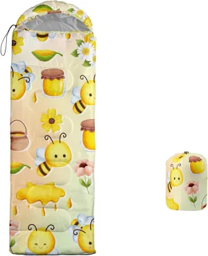 Sleeping Bags for Adults Kids,Backpacking Camping Sleeping Bag for Girls Boys Lightweight Waterproof Cold/Warm Weather Sleeping Bag for All Season