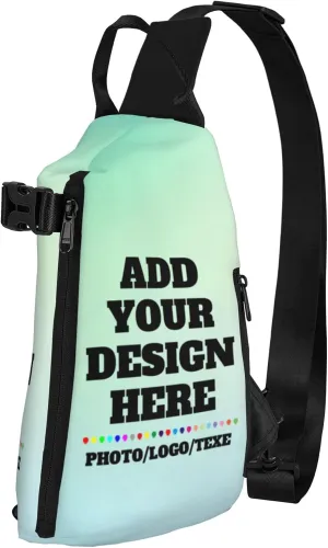 Sling Bag Custom bag Customized Chest Bag For Men Women Chest Bag Travel Hiking Daypack