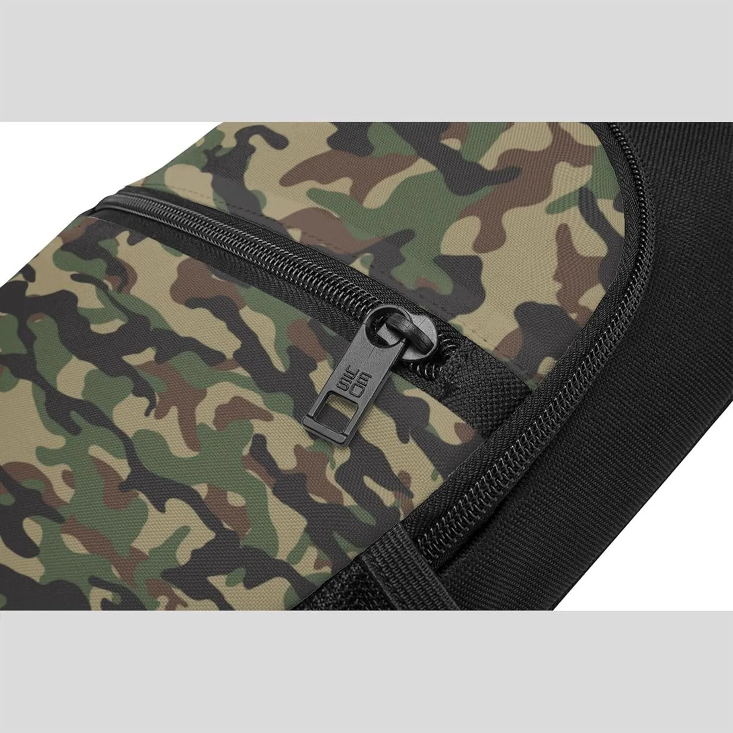 Sling Bag for Men Women, Comfortable Crossbody Backpack Compatible with Green Camouflage Army Camo, Anti-Theft Sling Shoulder Chest Bag Daypack, Fashion Travel Gym Sack Rucksack