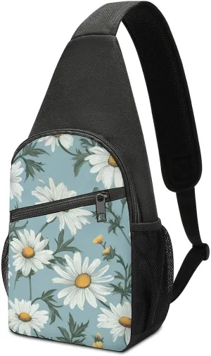 Sling Bags Daisy Chest Bag for Men Women Shoulder Bag for Travel Sport Chest Pack