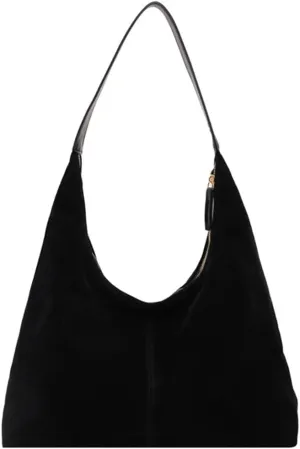 Slouchy Suede Shoulder Bags For Women Underarm Bag Womens Tote Bag Work Purses Crescent Bag Suede Handbag Travel Winter Fall
