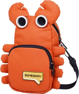 Small Crab Bag Crossbody Cute Animal Sling Messenger Bags Kawaii Girls Women Kids Gift