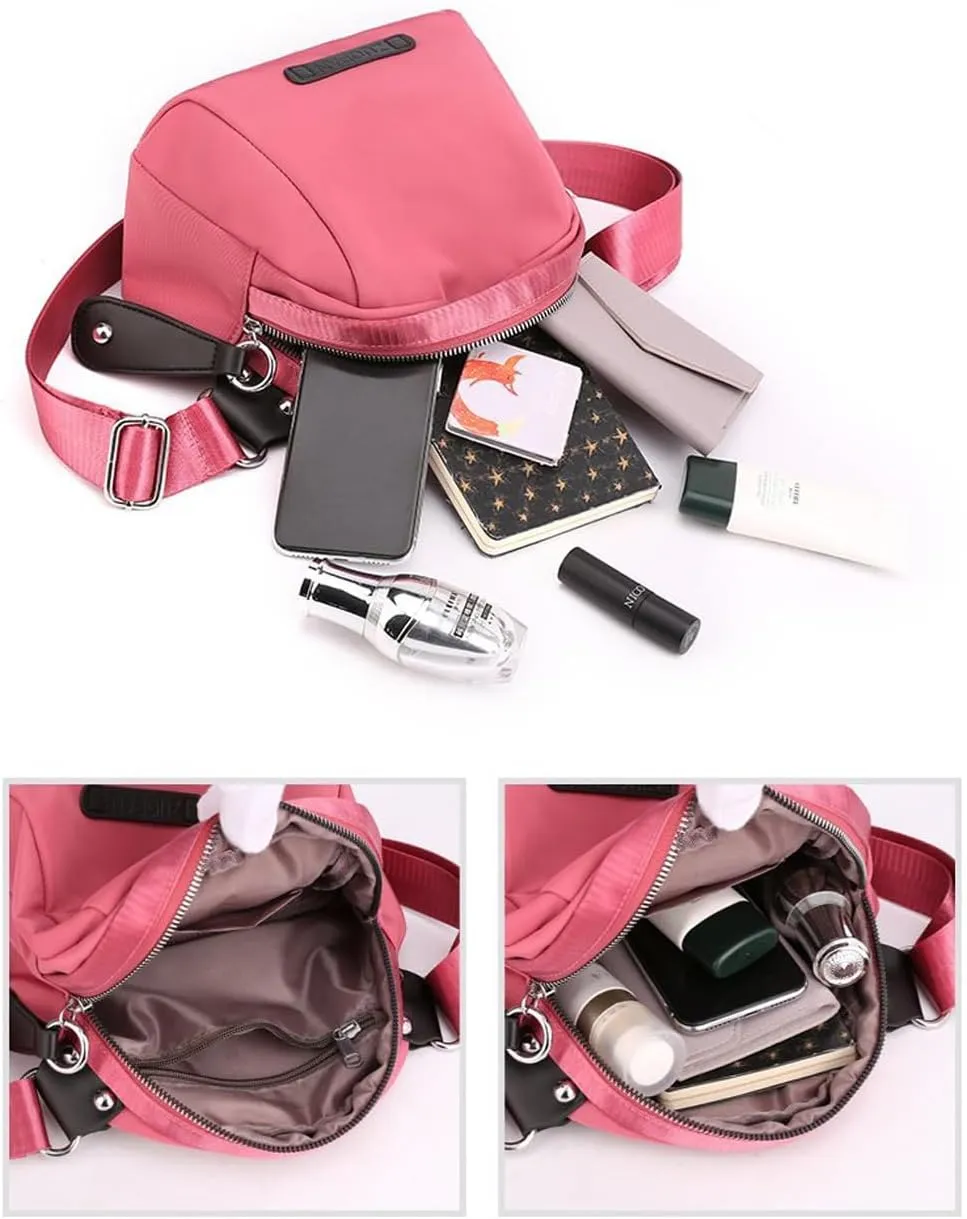 Small Crossbody Bag for women Nylon Messenger Bags Side Bag Casual Shoulder Phone Pouch Purse Sling Pack
