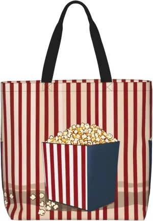 Small Rainbow Print Tote Bags Reusable Grocery Bag Shoulde Bag Handbag For Office Shopping Travel Women Casual Work