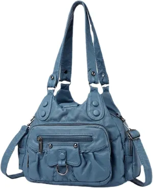 Soft PU Leather Crossbody Bags for Women Leisure Handbags and Purses Shoulder Bag for Ladies