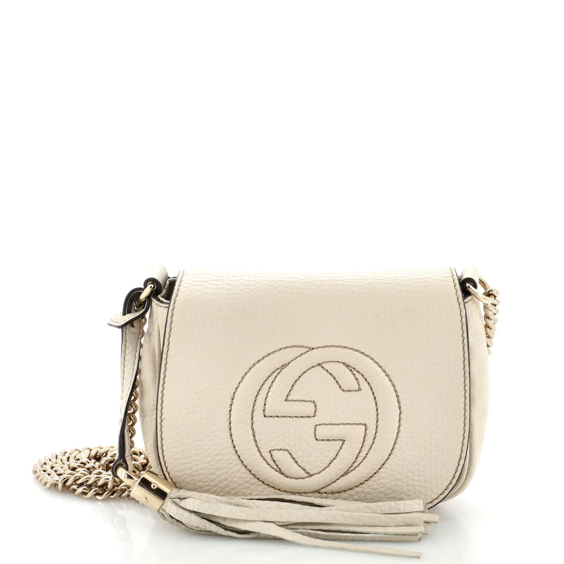 Soho Chain Crossbody Bag Leather Small