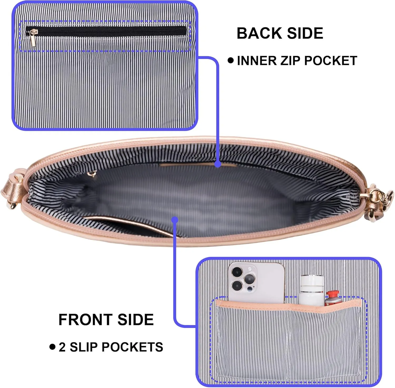 Solene Womens Lightweight Medium Crossbody Purse with Tassel, Perfect Size Crossbody Bags for Daily Use, travel