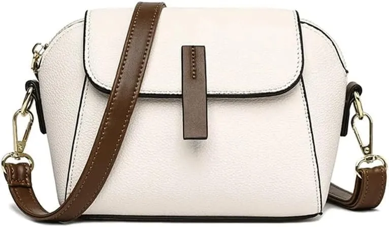 Solid Color Women's Small Handbag Shoulder Messenger Bag Ladies pu Leather Shell Crossbody Bag