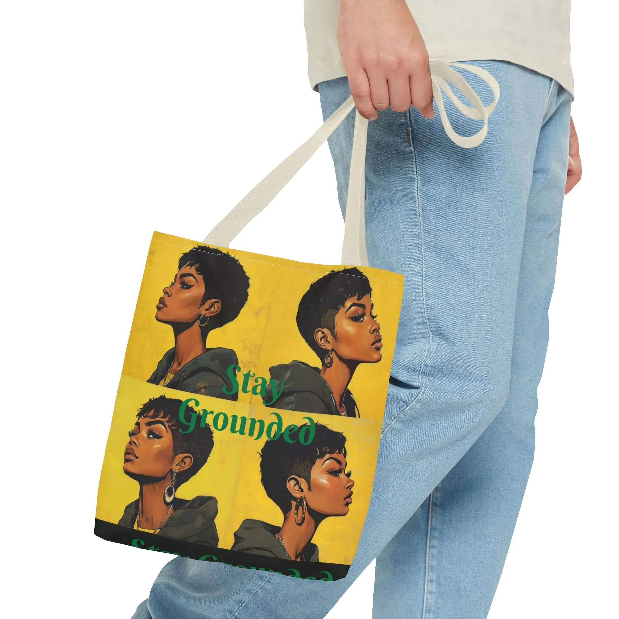 Stay Grounded Tote Bag (AOP) #T14