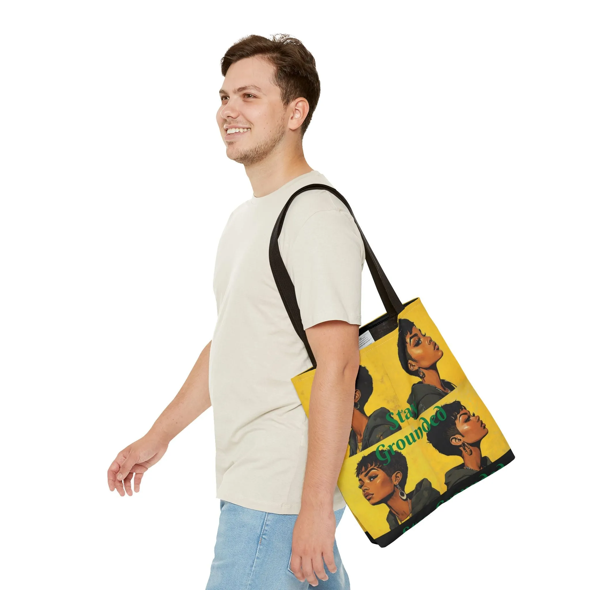 Stay Grounded Tote Bag (AOP) #T14