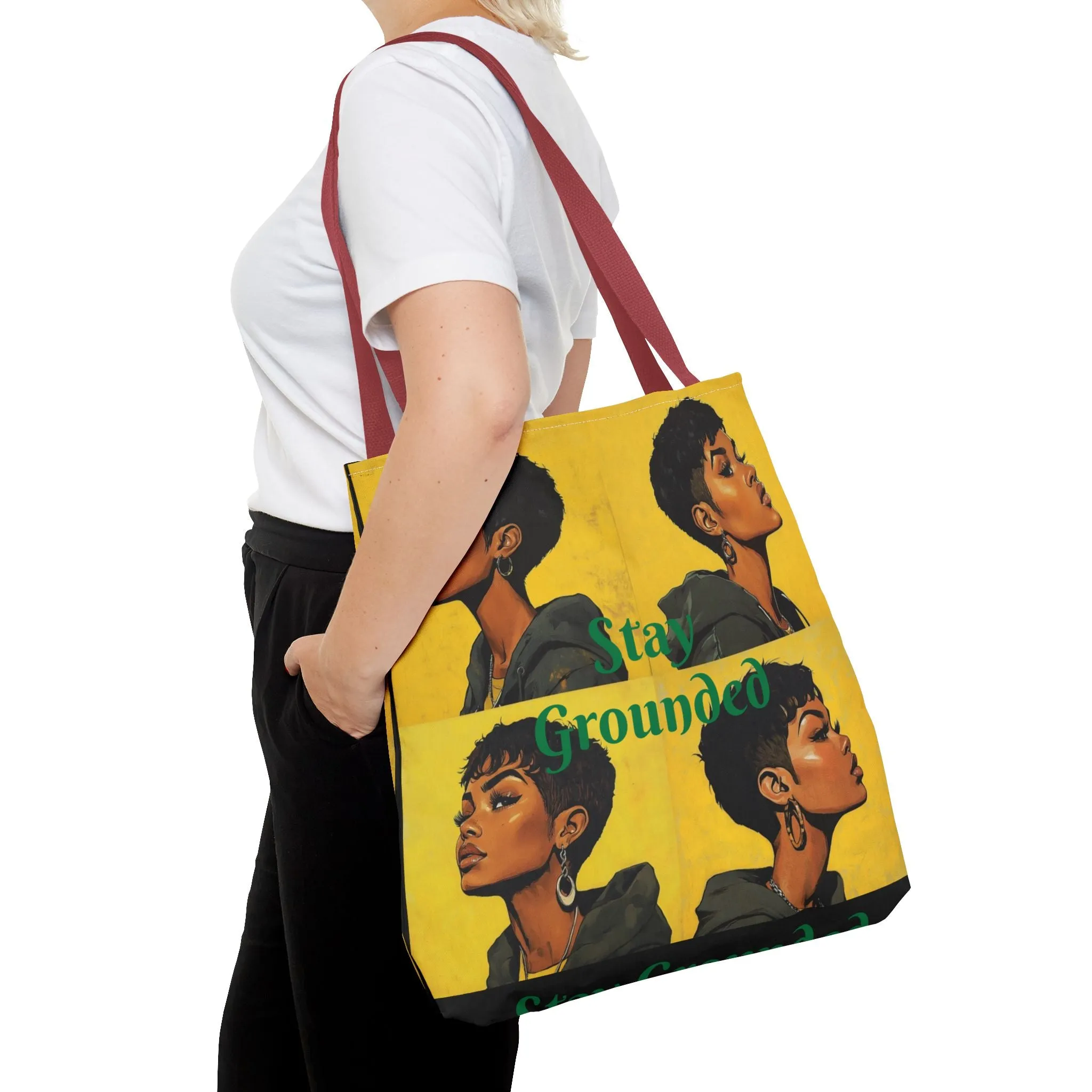 Stay Grounded Tote Bag (AOP) #T14