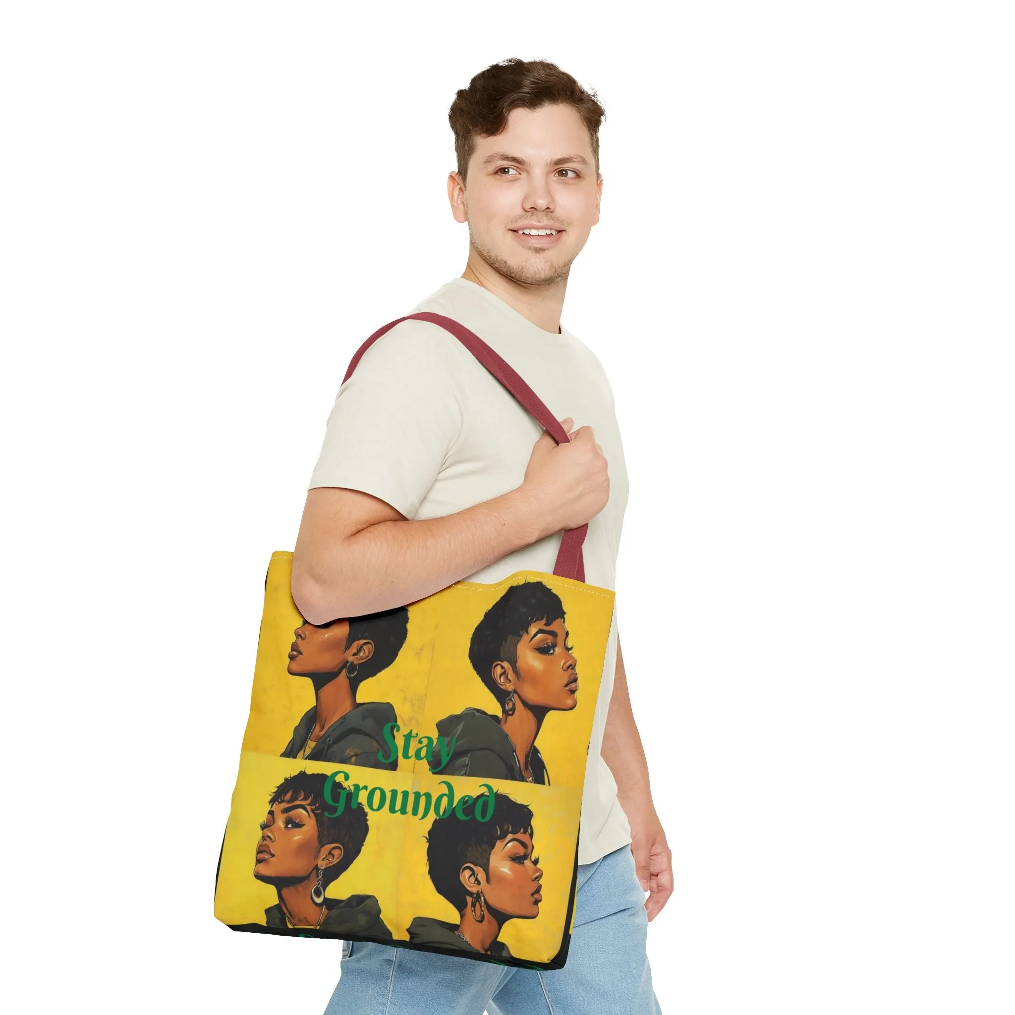 Stay Grounded Tote Bag (AOP) #T14