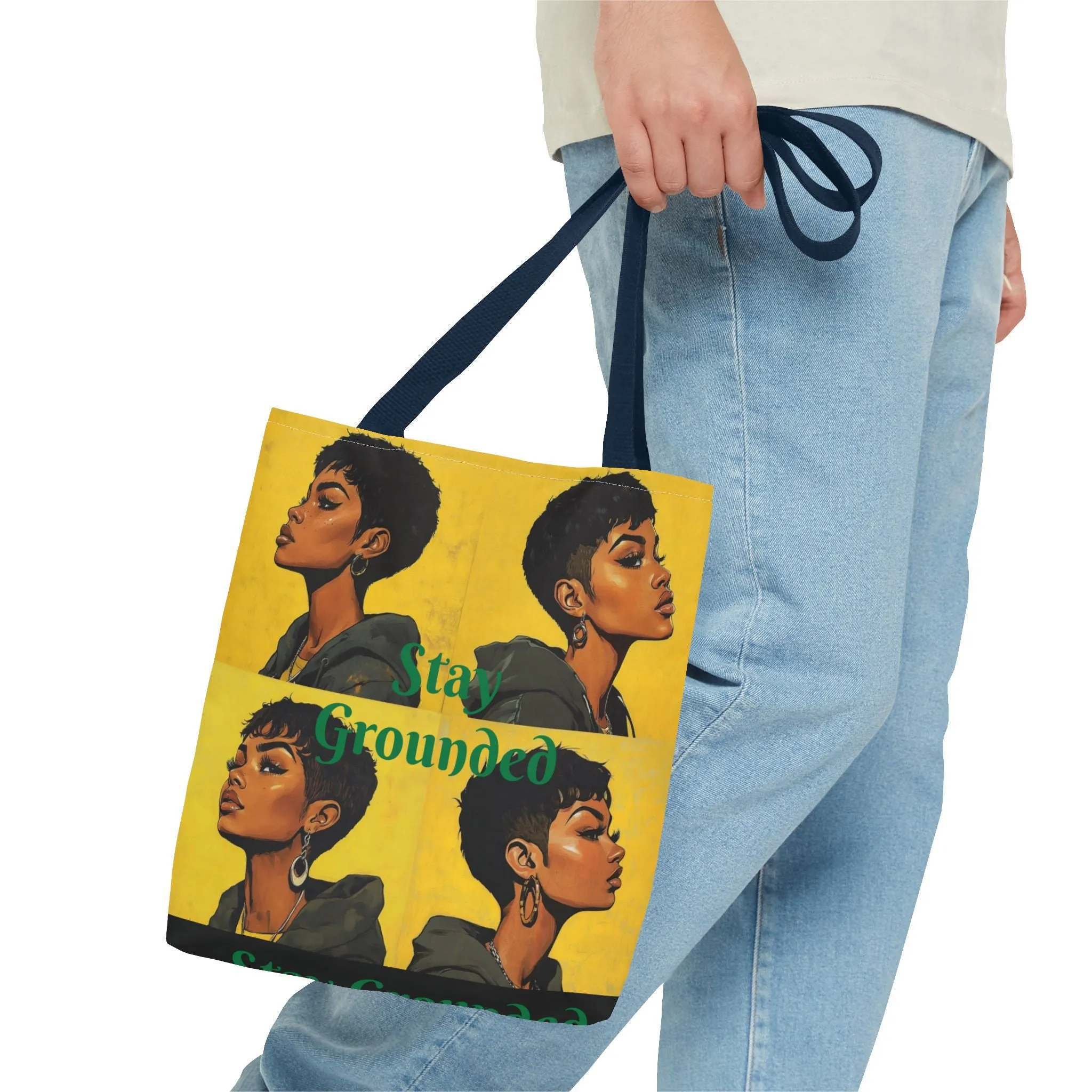 Stay Grounded Tote Bag (AOP) #T14