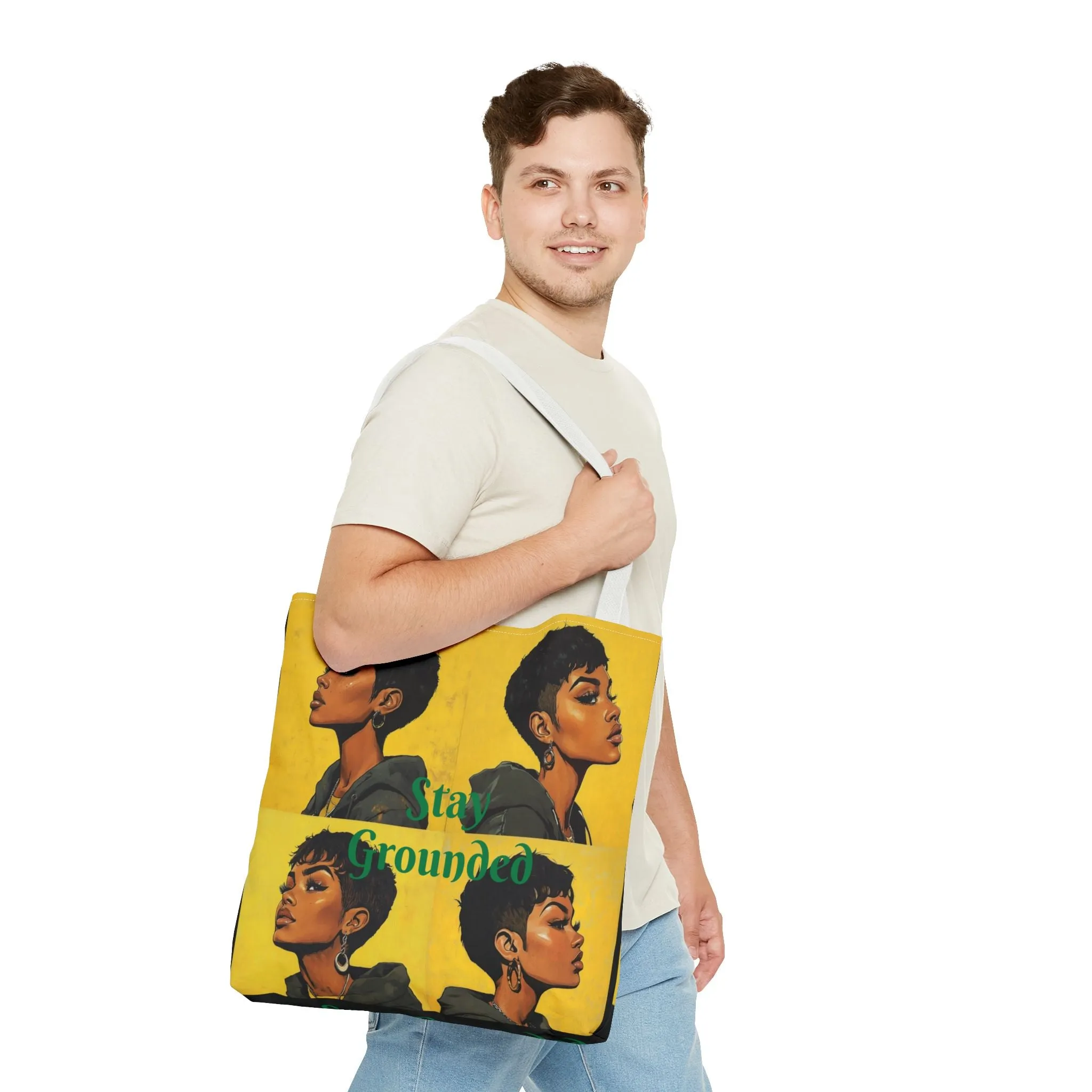 Stay Grounded Tote Bag (AOP) #T14