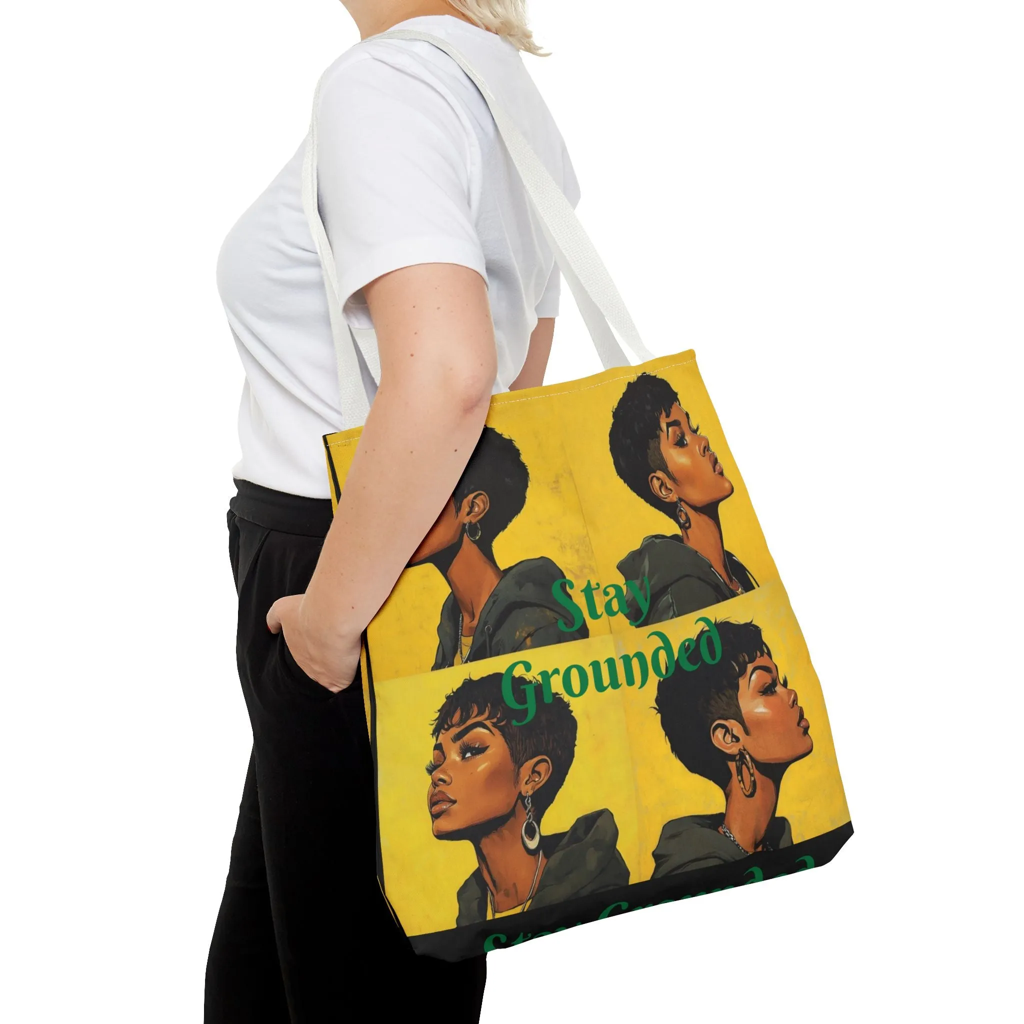 Stay Grounded Tote Bag (AOP) #T14
