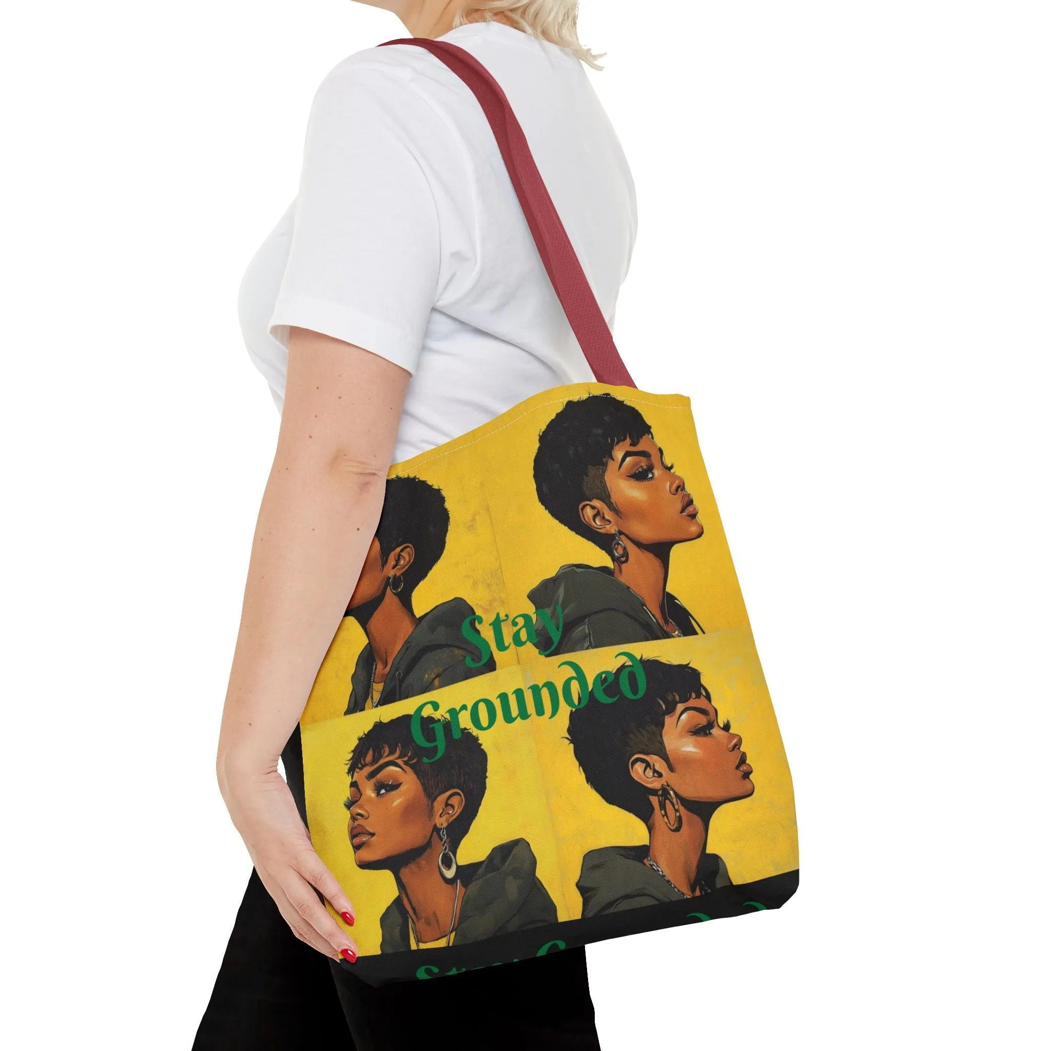 Stay Grounded Tote Bag (AOP) #T14