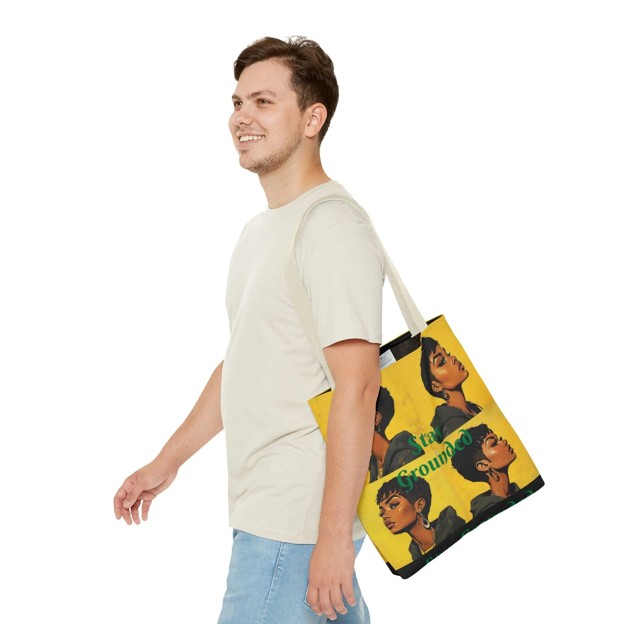 Stay Grounded Tote Bag (AOP) #T14