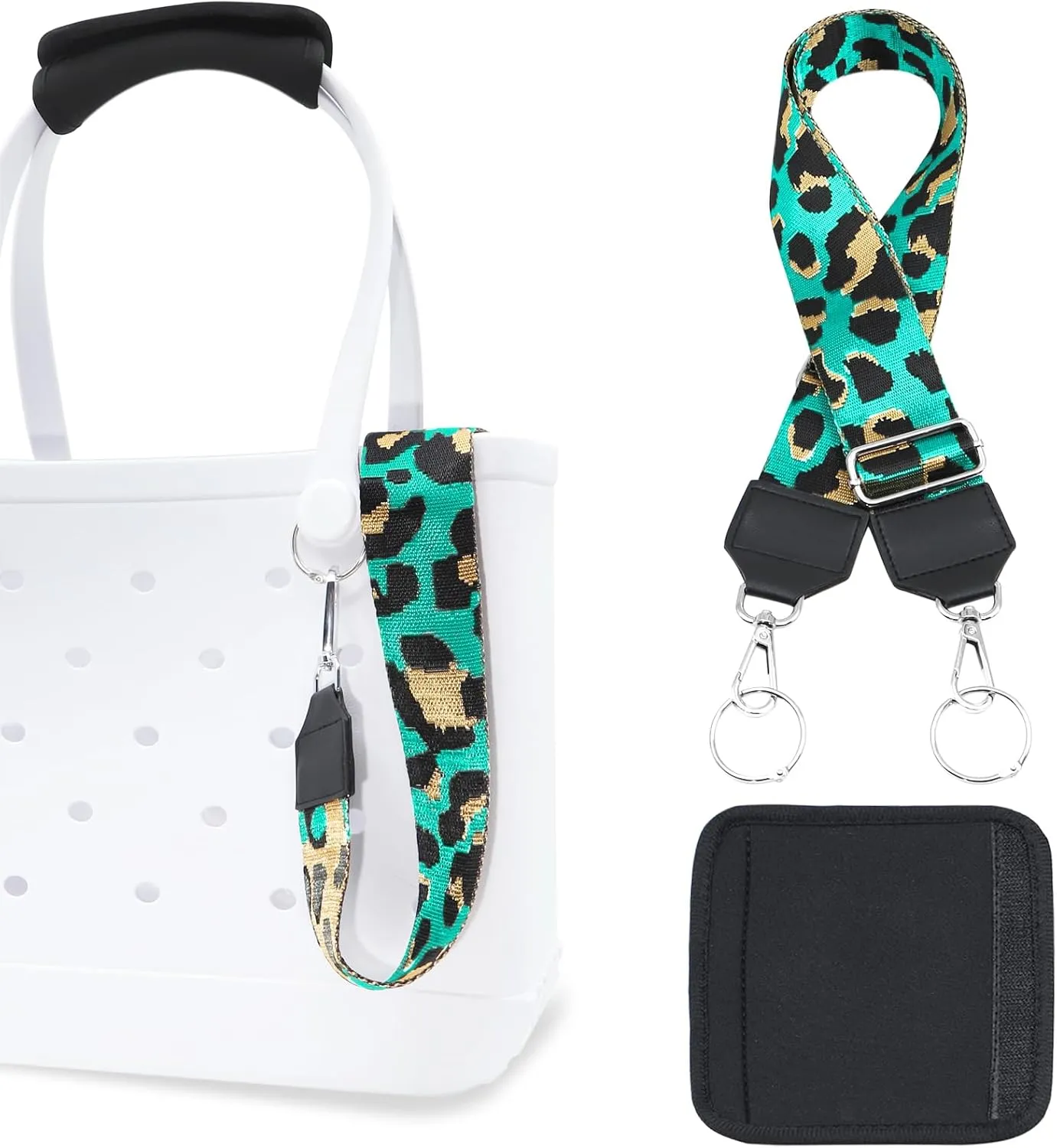 Strap Wrap for Bogg Bag, Accessory for Bagg Bag, With Adjustable Shoulder Leopard Print Crossbody Strap