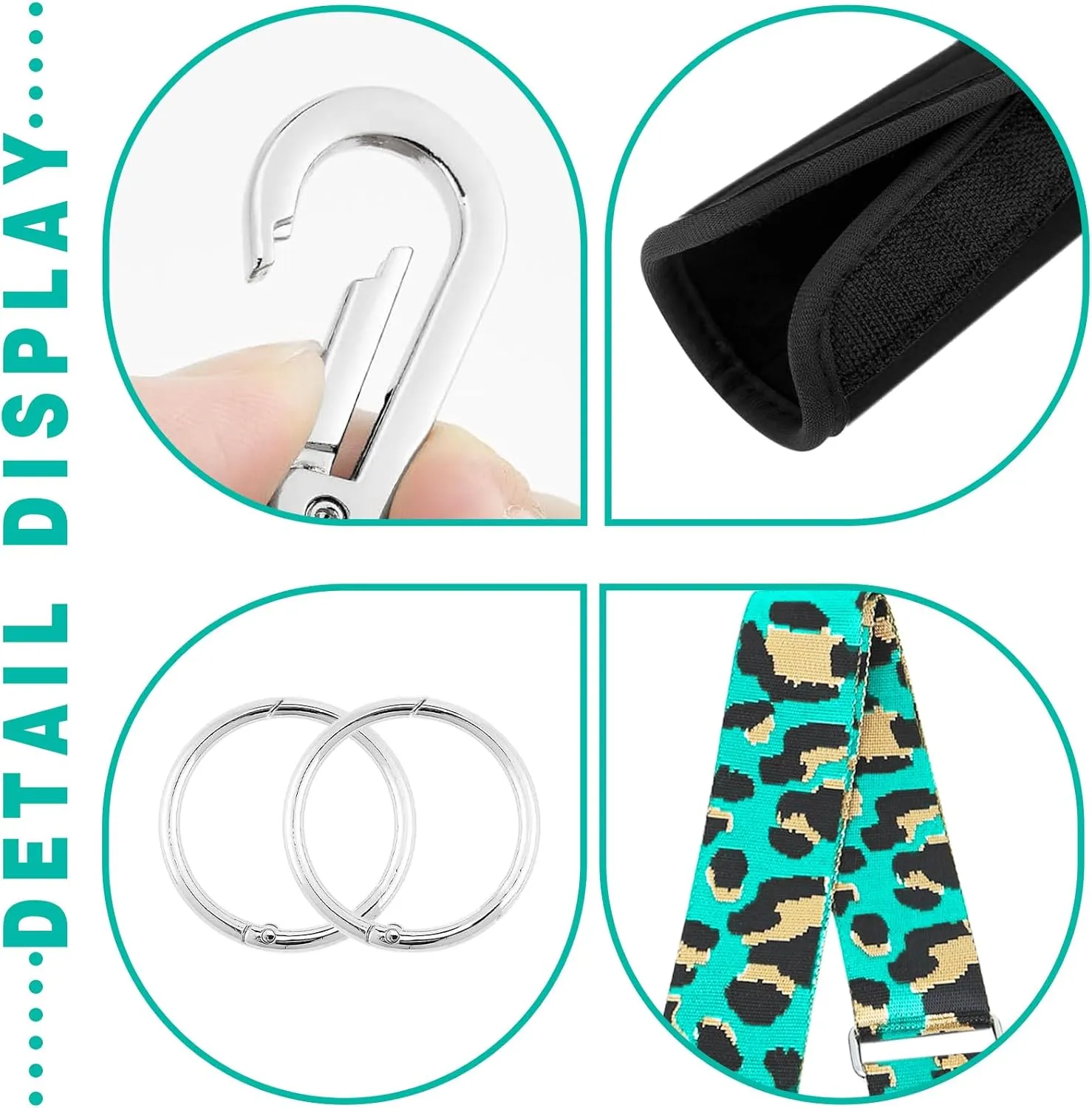 Strap Wrap for Bogg Bag, Accessory for Bagg Bag, With Adjustable Shoulder Leopard Print Crossbody Strap