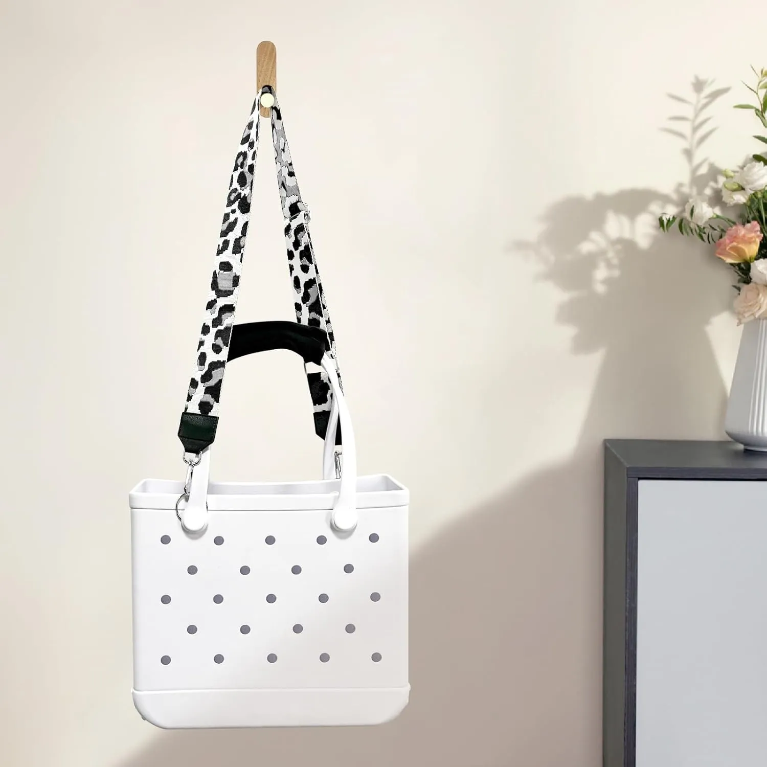 Strap Wrap for Bogg Bag, Accessory for Bagg Bag, With Adjustable Shoulder Leopard Print Crossbody Strap