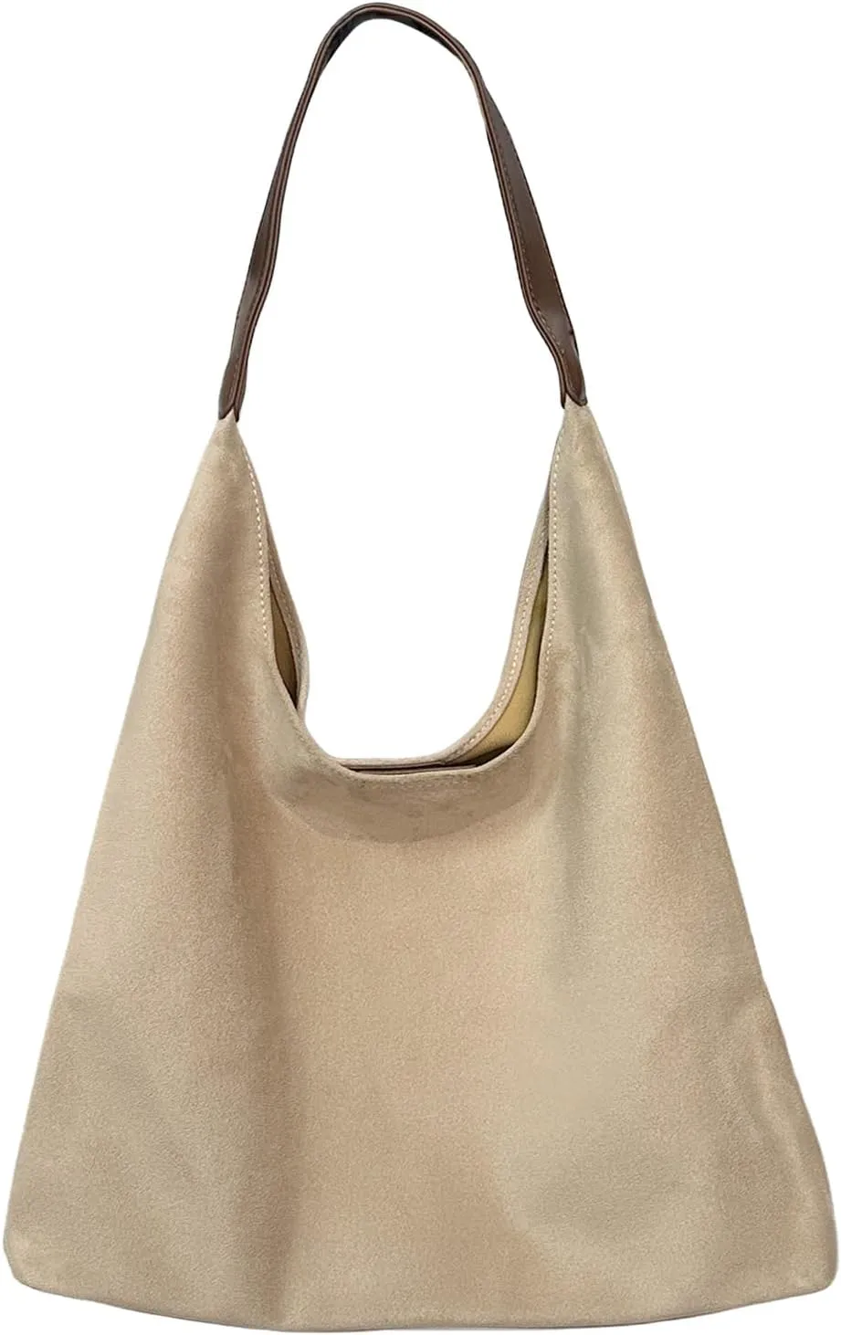 Suede Bags for Women New Suede Tote Bag for Women Fashionable Suede Bag Retro Suede Slouchy Bag Suede Shoulder Bag