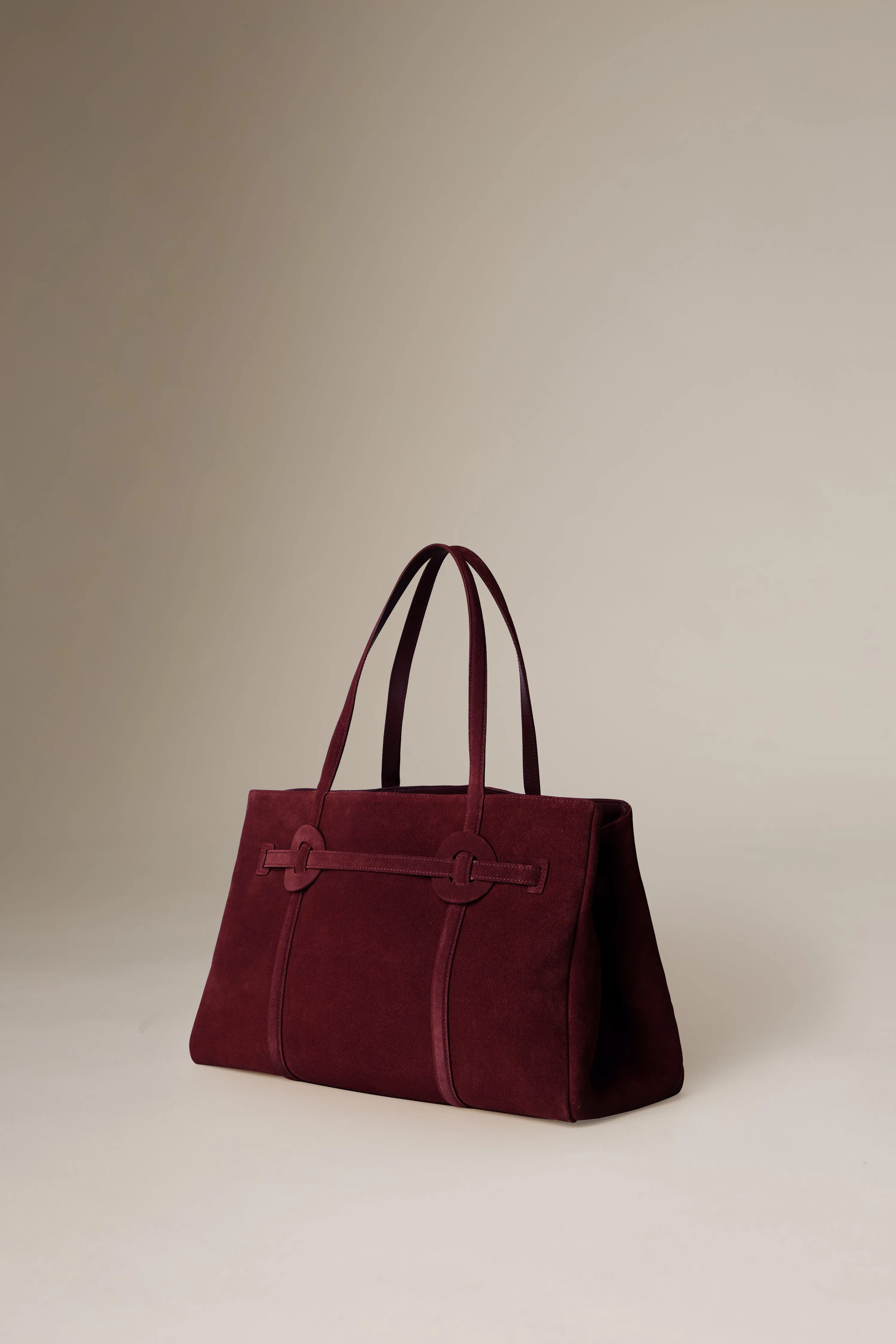 SUEDE DONUT TOTE