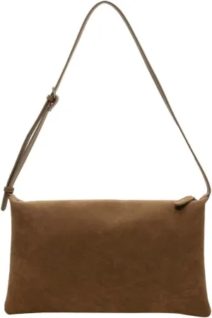 Suede Tote Bag & Messenger Bag - Large Women's Handbag in Fashionable Suede