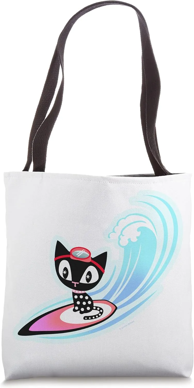 Surfer Cat Tote Bag
