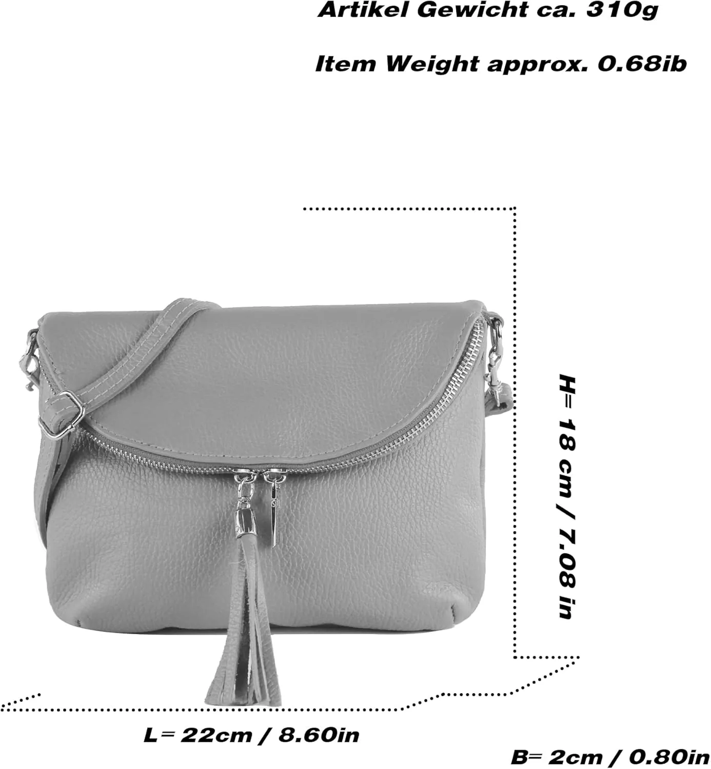 T07LEDER - small shoulder bag italy leather