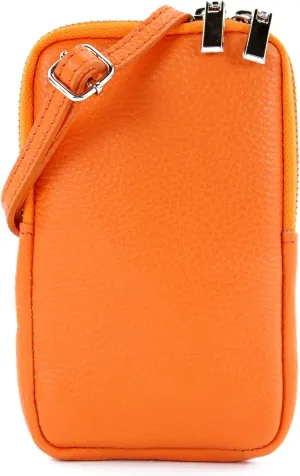 T197 - Italian leather shoulder bag mobile phone bag small